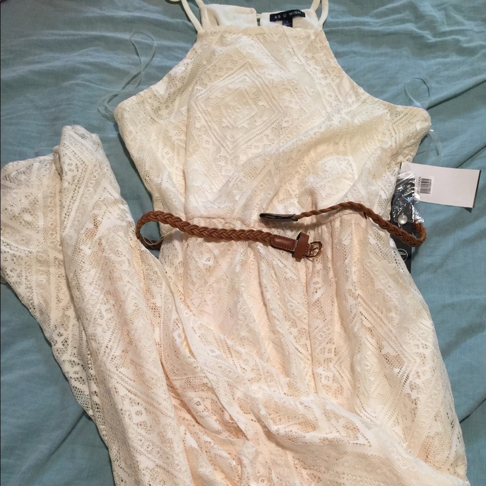NWT long lace dress
